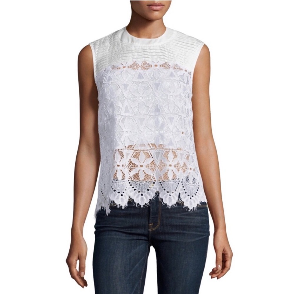 Frame floral top